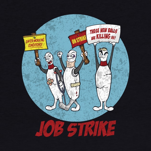 Bowling Job Strike Comics by TEEWEB